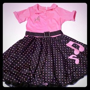 Sexy poodle skirt costume